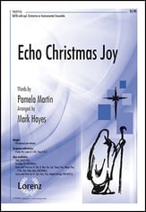 Echo Christmas Joy SATB choral sheet music cover